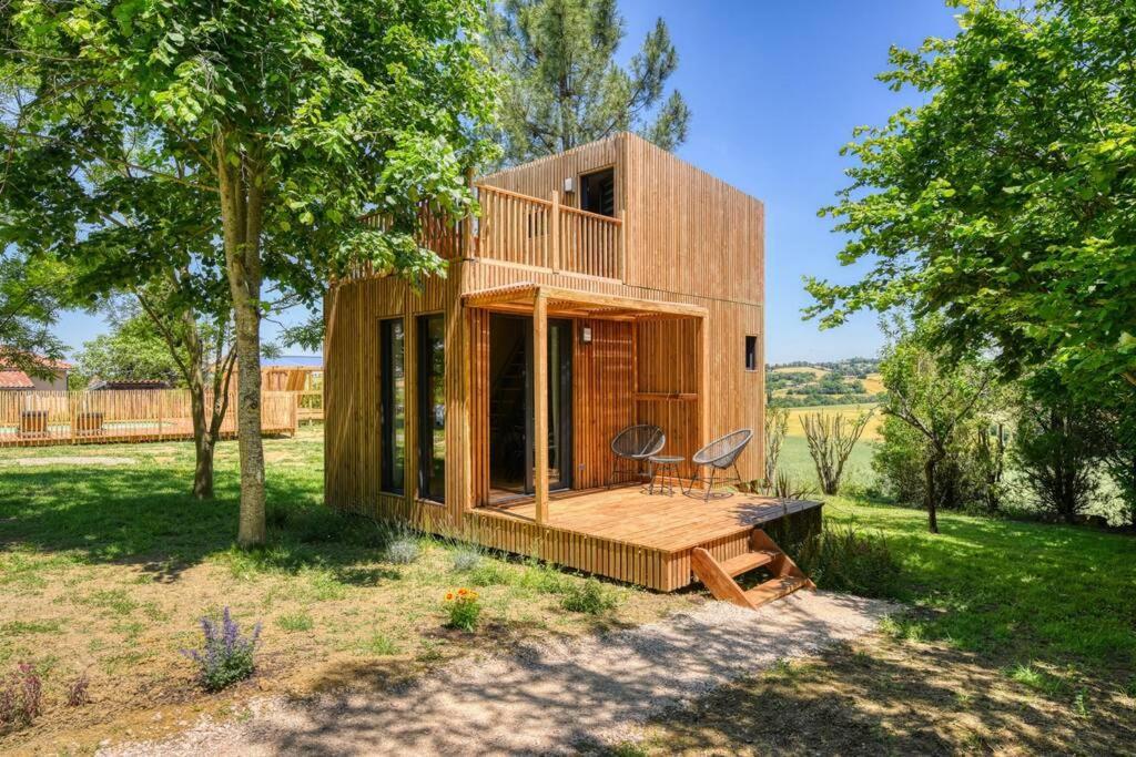 Villa Chalet De Charme Avec Piscine Aurade Exterior foto
